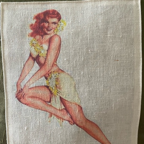 Silk & Linen PinUp Pillow - Picture 2 of 4